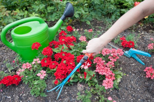 Follow-up review of landscaping work before complaint closure
